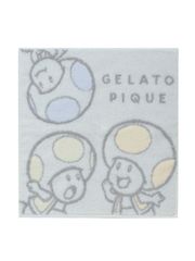 新品 [ジェラート ピケ] Nintendo キノピオ＆ヨッシーハンドタオル PWGG252509 レディース BLU(キノピオ) F