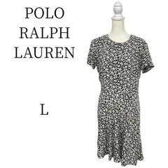 ★美品 POLO RALPH LAUREN 黒×白
花柄 ひざ丈 その他 Lのサムネイル