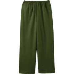 ☆ カーキ ☆ M股下59cm ☆ 裏起毛あったかミラクルワイドパンツ ワイドパンツ 裏起毛 レディース ワイド パンツ 長ズボン ズボン カジュアルパンツ レディースパンツ ロングパンツ 裏起毛パンツ ボトムス ウエストゴム あったか あたたかい