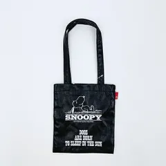 スヌーピー ミニトートバッグ ブラック PEANUTS 75th ROOTOTE ルートート コラボ SNOOPY