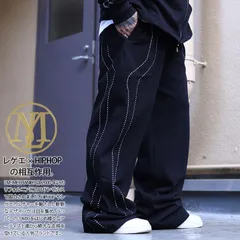 MECHANICS フレアパンツ ベルボトム フレアー ブーツカット ラッパズボン スウェットパンツ メンズ 黒 グレー 大きいサイズ ライブメカニクス ロングパンツ スリム ラインストーン b系 ヒップホップ ファッション ストリート系 新作 LMPHP9
