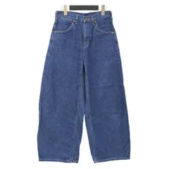 Wrangler ラングラー Ne-Net 別注 パンツ ブルー インディゴ サイズ:S / デニム パンツ / ワイド テーパード クロップド丈 ハイウエスト / 日本製 / ボトムス ジーンズ ジーパン / コラボ【レディース】【中古】