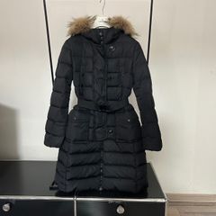 MONCLER モンクレール ダウンコート★GENEVRIER★ブラック★0★リアルファー