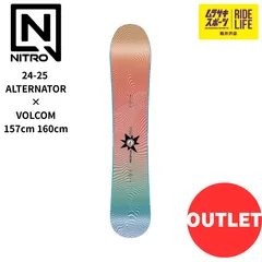 NEW500【ムラスポ公式】NITRO　ナイトロ　ALTERNATOR×VOLCOM 　24-25　メンズ　スノーボード　30%OFF  オールラウンドのサムネイル