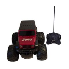 【動作確認済】Jeep 水陸両用ラジコン レッドトラック＆リモコン