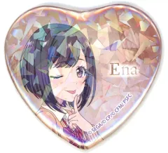 【中古】バッジ・ピンズ 東雲絵名 キラキラビッグハート型缶バッジVol.3(EX) 「劇場版プロジェクトセカイ 壊れたセカイと歌えないミク」