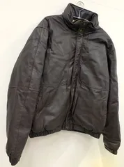 値下げ❗️Eddie Bauer エディー・バウアー 中綿 レザージャケット XL ブラウン茶