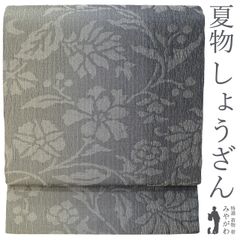 小千谷ちぢみ 高級ろうけつ染め 本麻 名古屋帯セット - メルカリ