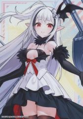 オリジナルイラスト 手描き アナログイラスト 色紙 原画 バニーガール