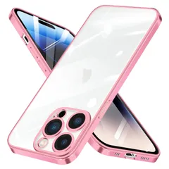 【特価セール】iPhone 14 Pro 用 ケース クリア TPU 薄型 iphone14 pro 用 カバー スマホケース 耐衝撃 レンズ保護 スリム 透明 シリコン メッキ加工 黄変防止 ストラップホール付き 6.1インチ アイフォン 14pro 用 ケ