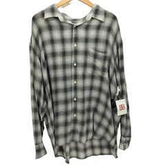 ヴァイナルアーカイブ VAINL ARCHIVE 23SS 日本製 SLANT-SH-LS オンブレチェック メンズ  LARGEのサムネイル