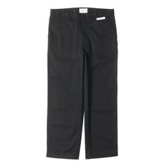【美品】WTAPS ダブルタップス パンツ サイズ:M / 25SS T/Cツイル ワークパンツ (WRKT2001 / TROUSERS / CTPL. TWILL) / ブラック 黒 / ボトムス ズボン【メンズ】【中古】