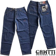 ガッティー メンズ デニム パンツ ネイビー #3043 GAWTTI ガウティ Boo Yaa T.R.I.B.E ブーヤー トライブ ストリート スタイル HIPHOP ウェアー ヒップホップ 西海岸