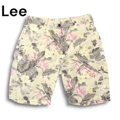 Lee リー 春夏 34266★ 花 フラワー ボタニカル総柄 ハーフ ショート パンツ Sz.S メンズ