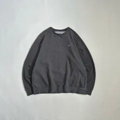 00s NIKE ナイキ　スウェット　ワンポイント　スウッシュ　刺繍ロゴ　XL T794 B7