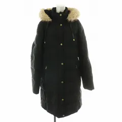 ローレンラルフローレン LAUREN RALPH LAUREN ダウンコート ロング フード フェイクファー スリット XL 黒 ブラック /MW  ■GY18のサムネイル