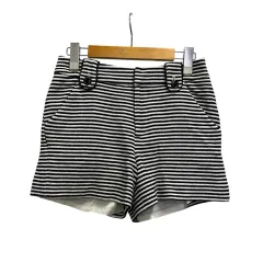 スピック&スパン Spick&Span ショートパンツ ボーダー コットン混 14-032-200-3010-1-0 36 紺 ネイビー 白 ホワイト