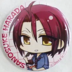 【中古】バッジ・ピンズ(キャラクター) [単品] 原田左之助 ちびキャラ缶バッチ 「PS Vitaソフト 薄桜鬼SSL～sweet school life～」 ステラセット同梱特典