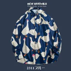 希少 80s ロックマウント USA製 アロハシャツ 長袖 鶴 白鳥 和柄