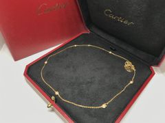 期間限定値下げ】ほぼ未使用 カルティエ サントス ネックレス（4コマ足 