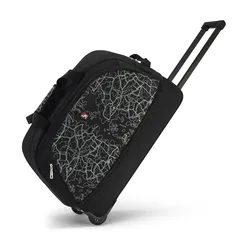 [OIWAS] 2wayボストンキャリー 55L 機内持ち込み キャスター付き キャリーバッグ 防水 大容量 ボストンバッグ トラベルバッグ コンパクト 修学旅行 出張 通学 (ライトブラック)