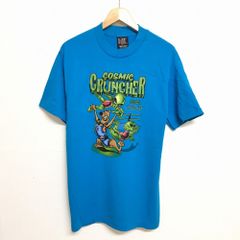 90's Giant by Tee Jays Scooby Doo "COSMIC CRUNCHER" スクービードゥ プリント 半袖 Tシャツ サイズ：M　ターコイズブルー Made in U.S.A　デッドストック DEAD STOCK