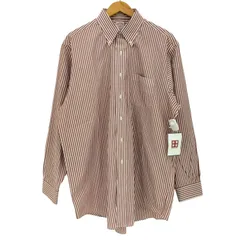 ブルックスブラザーズ BROOKS BROTHERS THE ORIGINAL POLO SHIRT ノンアイロン ストライプ ボタンダウンシャツ メンズ  17 - 4/5