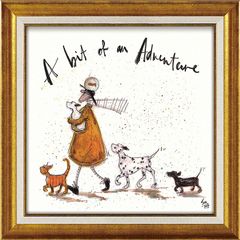 インテリア 絵画 サムトフト 絵画 新作 「 ほんの少しの冒険 」 Gel加工 Sam Toft 絵画 インテリア 壁掛け 絵画 額入り 絵画 ポスター 絵画 海 インテリア 雑貨 アンティーク アンティーク調 ヨーロピアン インポート 複製画