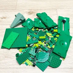 LEGO レゴ グリーン系 中古 パーツ 16x16プレート ラウンド 特殊パーツ 大量 ばら売り 部品取り LY-231023-02