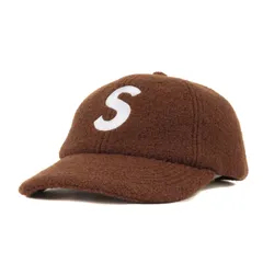 美品 Supreme シュプリーム キャップ サイズ:FREE 22AW ボイルドウール Sロゴ 6パネルキャップ Boiled Wool S Logo 6-Panel ブラウン 帽子【メンズ】のサムネイル