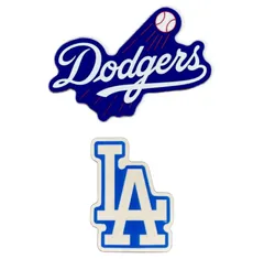 ★新品未使用　激安　ドジャース　大谷翔平　人気チームロゴステッカー青2枚のサムネイル