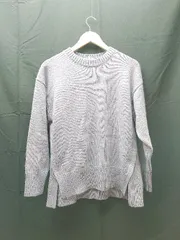 ◇ ROPE' PICNIC 無地 サイドスリット アクリル混 シンプル 長袖 ニット セーター サイズ38 パープル レディース E  【1304050048869】