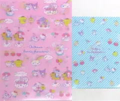 【中古】クリアファイル 集合 クリアファイル2枚セット 「ちいかわ なんか小さくてかわいいやつ×サンリオキャラクターズ」
