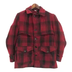 本日セール　美品　タグ付 FILSON ダブルマッキーノ　バッファローチェック バッファローチェックの真打かと思いきや、なんか季節外れ感が