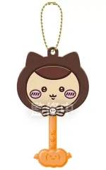 【中古】食玩 キーホルダー 5.くりまんじゅう 「ロリポップチョコチャーム ちいかわ みんなで黒猫」