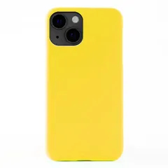 iPhone14 ケース アイフォン14  耐衝撃 シンプル さらさら ハード ケース 【Color】 イエロー