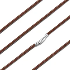 【在庫処分】紐ネックレス 黒 金属アレルギー対応 チェーンのみ メンズ ネックレス アクセサリー レディース [ChainsHouse]