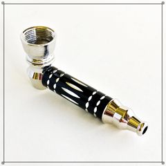 ３ メタルパイプ ９８０円均一シリーズ 切子柄 黒 スクリーン 付き