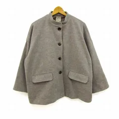 サマンサモスモス スタンドカラージャケット アウター レディース Fサイズ グレージュ系 SM2 【中古】