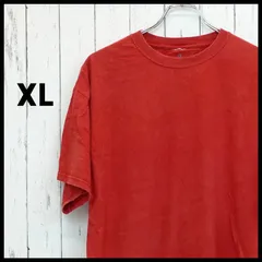 無地 Tシャツ シンプル レッド 赤 ユニセックス XL