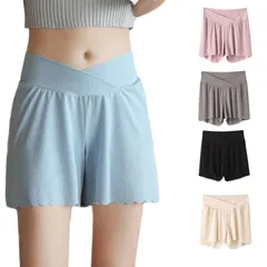 レディース ショ-トパンツ 二点セット インナーパンツ 下着 ペチパンツ 肌着 安全パンツ 短パン ショ-トパンツ 部屋着 縫い目なし 妊娠パンツ おでかけ インナーウエア パンツ プリーツパンツ 伸#luyy697