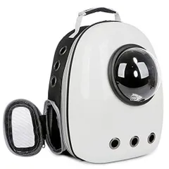 FUWAMIAO 猫キャリーバッグ 猫リュック 猫キャリー リュック 宇宙船 …