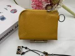 財布 コンパクト 小銭入れ コインケース 本革 L字ファスナー レディース メンズ 薄型 ミニ財布 小さい財布 l字財布 スリム　大容量 送料無料　新品未使用　ZH04