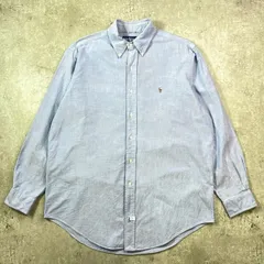 90年代 Ralph Lauren ラルフローレン オックスフォードシャツ メンズXL相当 