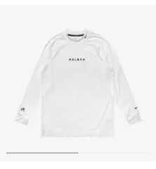 MALBON GOLF(マルボンゴルフ) ゴルフ x NIKE(ナイキ) ドライフィット ADV Vapor (ヴェイパー) ロングスリーブ OLC ホワイト