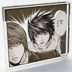 【中古】雑貨 L コマプレートスタンド 「デスノート展 DEATH NOTE EXHIBITION」