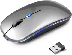 【2025新グレード】マウス 無線 Mucuru ワイヤレスマウス Bluetooth 5.0 無線 静音 薄型 Type-C 充電式 2.4GHz 3段階DPI切替 省エネ 瞬時接続 工学式 Mac/Windows/Surface/PC/Macbook対応