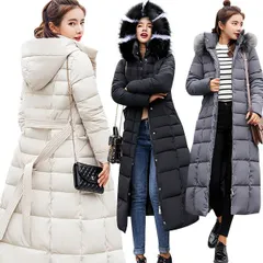 中綿コート レディース 中綿ジャケット 超ロング マキン丈 フード付き ファー 防寒 羽織り アウター 綿入れ ウエストリボン 防風 暖かい 大きいサイズ 冬 秋冬物 yijia01yijia0