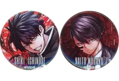 【中古】バッジ・ピンズ [単品] 一ノ瀬四季＆無陀野無人 缶バッジ2個セット 「コミックス 桃源暗鬼 第20巻 特装版」 同梱特典