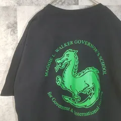 ビンテージ半袖Tシャツ☆　USA古着　ブラック　ドラゴンボール　ビッグプリント　テキスト　M　C11